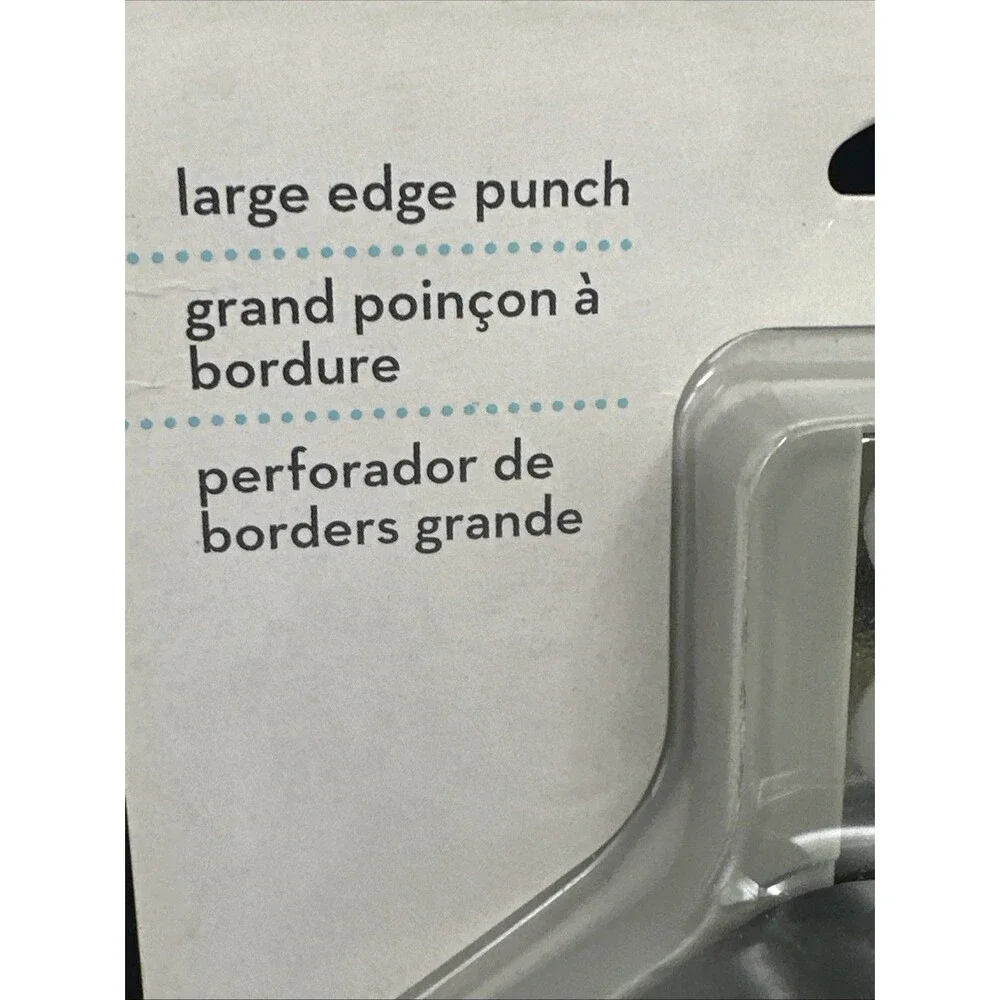 EK Tools Large Edge Punch Scroll & Flower Chain Scrapbooking Cardmaking Rare